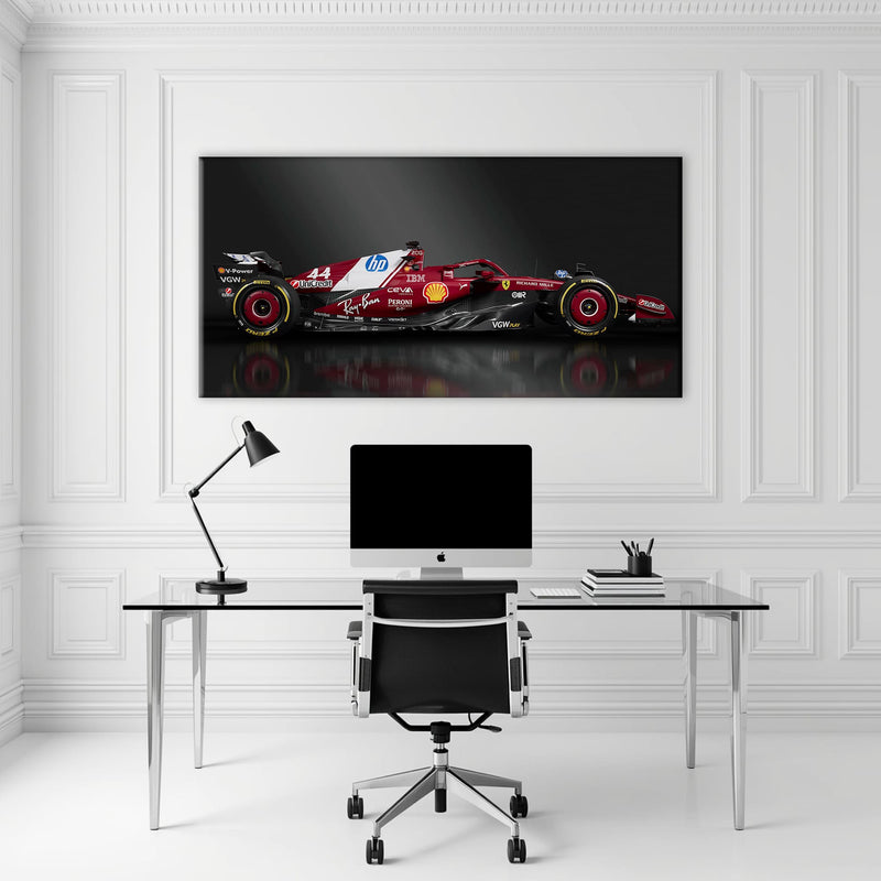Ferrari SF-25 No. 44 F1 Wall Art | Formula One Decor Cars