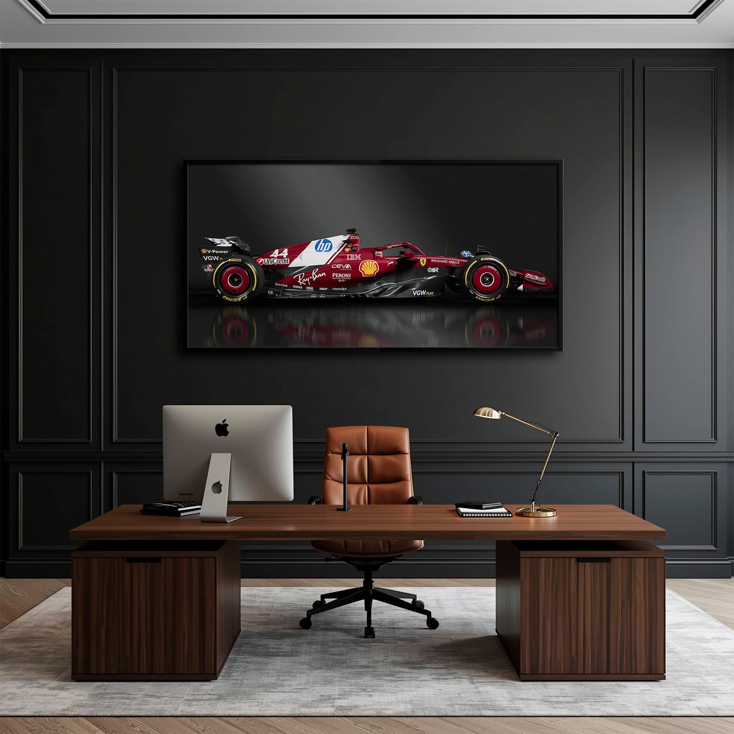 Ferrari SF-25 No. 44 F1 Wall Art | Formula One Decor Cars