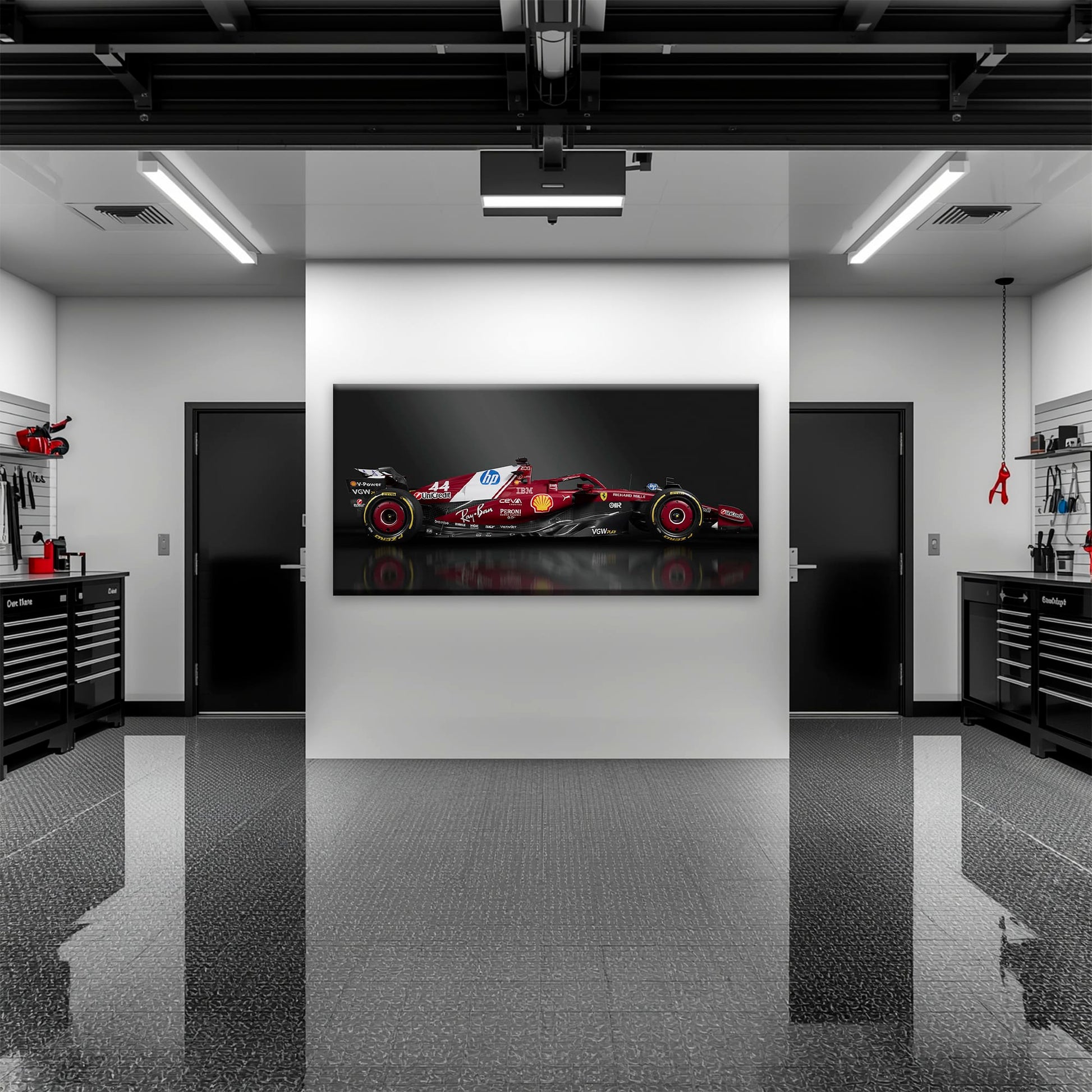 Ferrari SF-25 No. 44 F1 Wall Art | Formula One Decor Cars