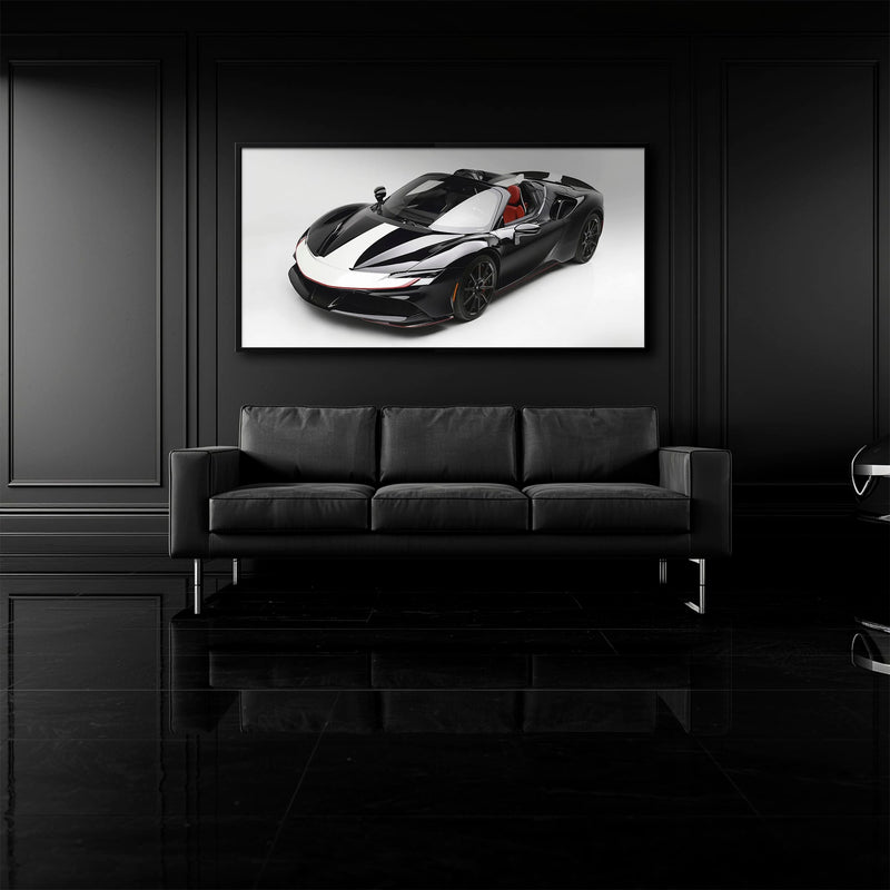 Ferrari SF90 Spider Wall Art | Luxury Supercar Canvas Print Cars