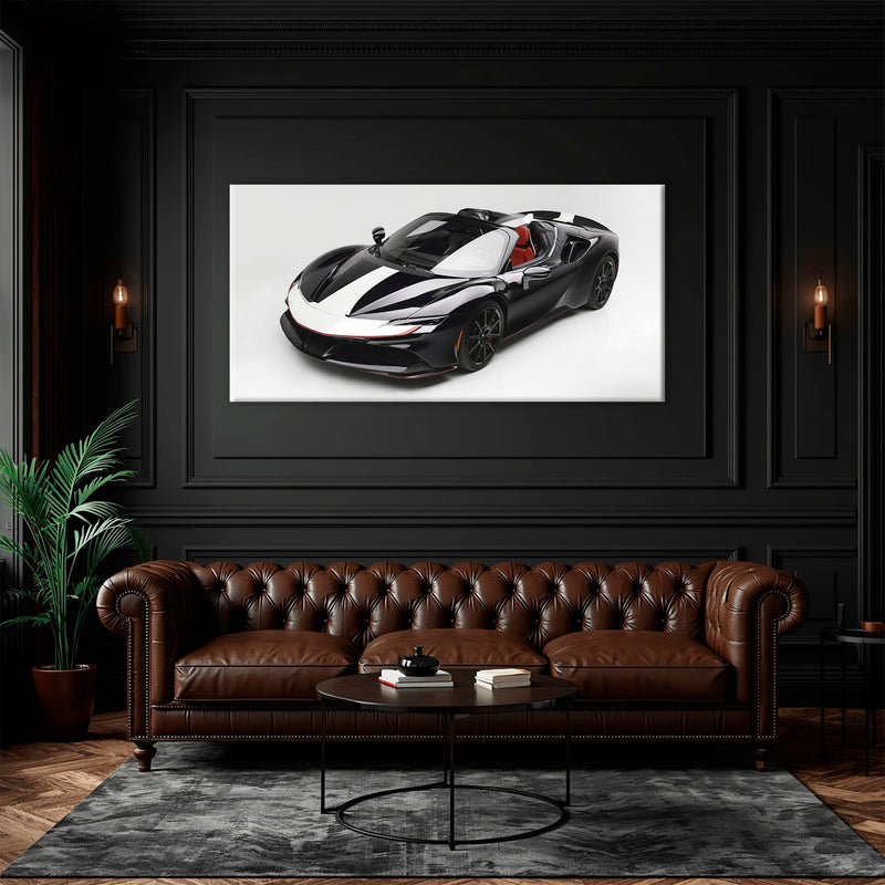 Ferrari SF90 Spider Wall Art | Luxury Supercar Canvas Print Cars