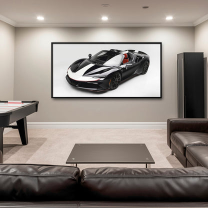 Ferrari SF90 Spider Wall Art | Luxury Supercar Canvas Print Cars