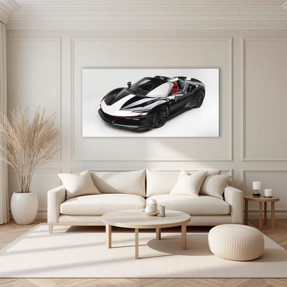 Ferrari SF90 Spider Wall Art | Luxury Supercar Canvas Print Cars