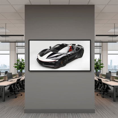 Ferrari SF90 Spider Wall Art | Luxury Supercar Canvas Print Cars