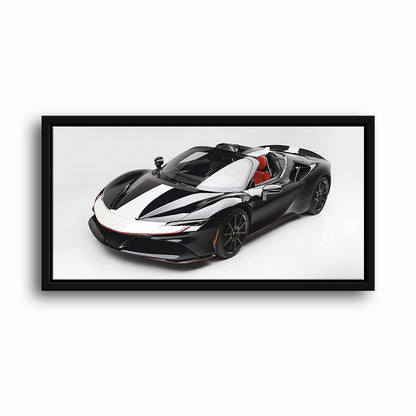 Ferrari SF90 Spider Wall Art | Luxury Supercar Canvas Print Cars