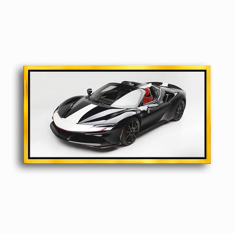 Ferrari SF90 Spider Wall Art | Luxury Supercar Canvas Print Cars