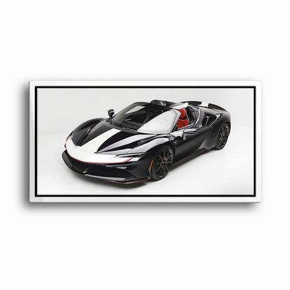 Ferrari SF90 Spider Wall Art | Luxury Supercar Canvas Print Cars