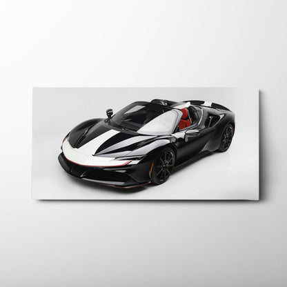 Ferrari SF90 Spider Wall Art | Luxury Supercar Canvas Print Cars