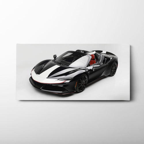 Ferrari SF90 Spider Wall Art | Luxury Supercar Canvas Print Cars