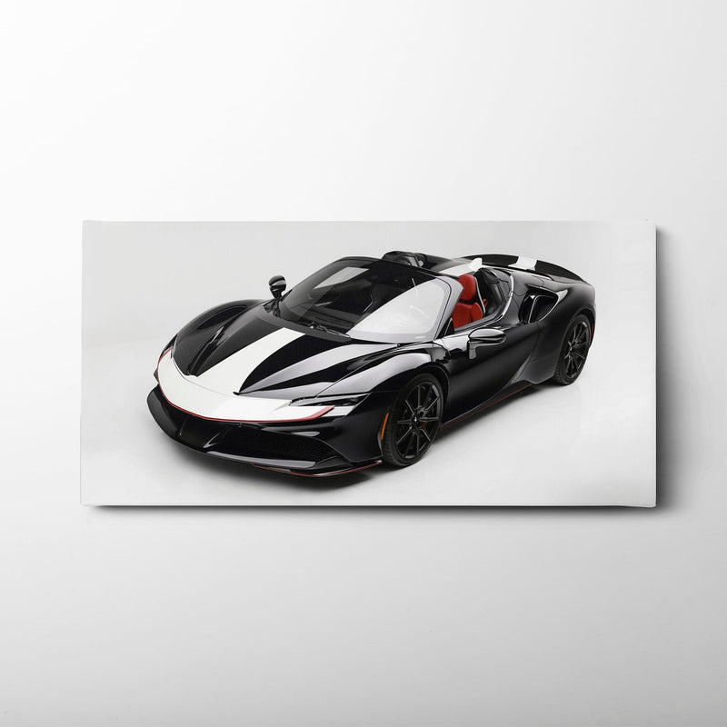 Ferrari SF90 Spider Wall Art | Luxury Supercar Canvas Print Cars
