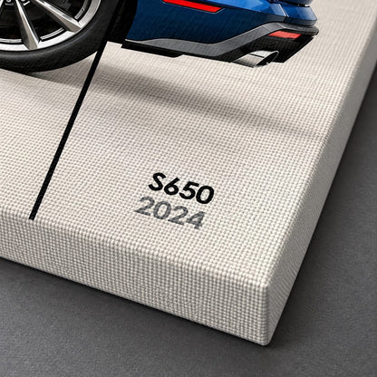 Ford Mustang Evolution Poster & Canvas Wall Art | Caveson Cars