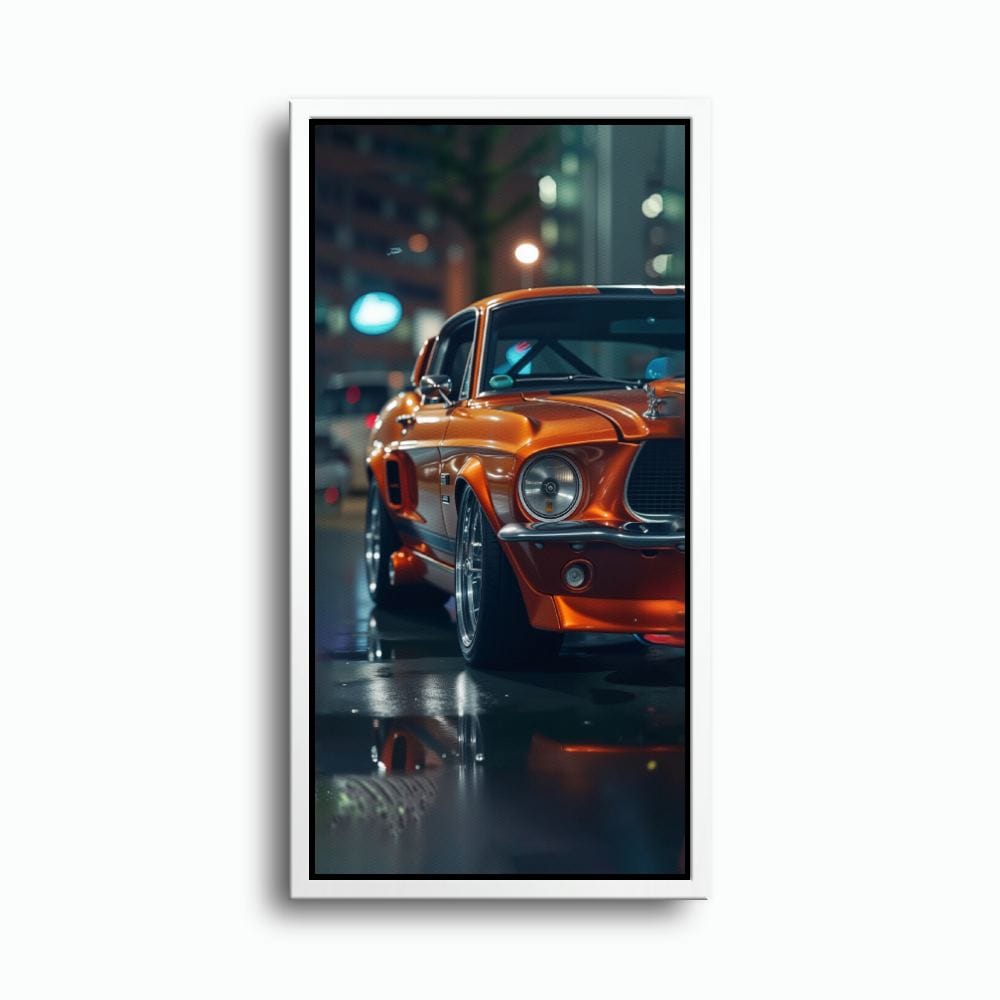Ford Mustang Wall Art – Shelby GT500 Classic Muscle Car Canvas Print Cars