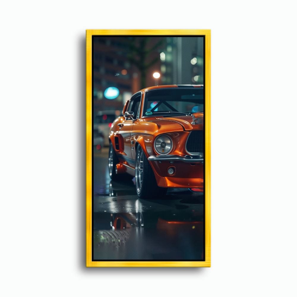 Ford Mustang Wall Art – Shelby GT500 Classic Muscle Car Canvas Print Cars