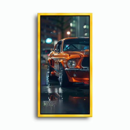Ford Mustang Wall Art – Shelby GT500 Classic Muscle Car Canvas Print Cars