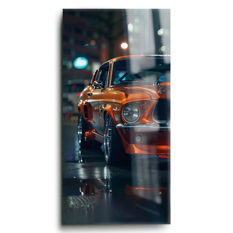 Ford Mustang Wall Art – Shelby GT500 Classic Muscle Car Canvas Print Cars