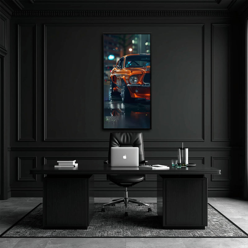Ford Mustang Wall Art – Shelby GT500 Classic Muscle Car Canvas Print Cars