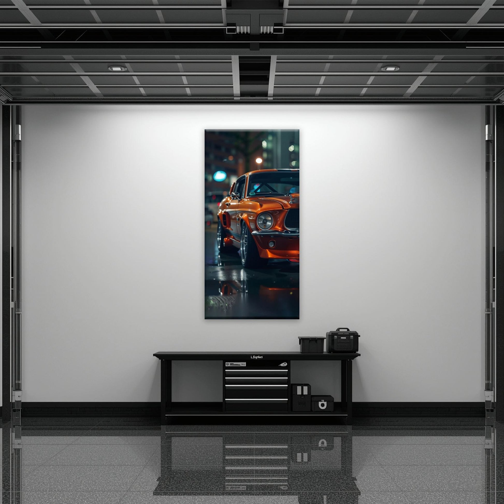 Ford Mustang Wall Art – Shelby GT500 Classic Muscle Car Canvas Print Cars