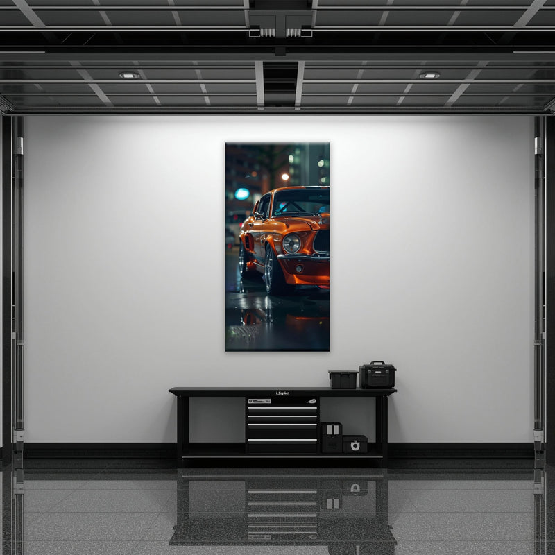 Ford Mustang Wall Art – Shelby GT500 Classic Muscle Car Canvas Print Cars