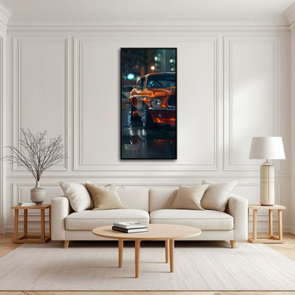 Ford Mustang Wall Art – Shelby GT500 Classic Muscle Car Canvas Print Cars