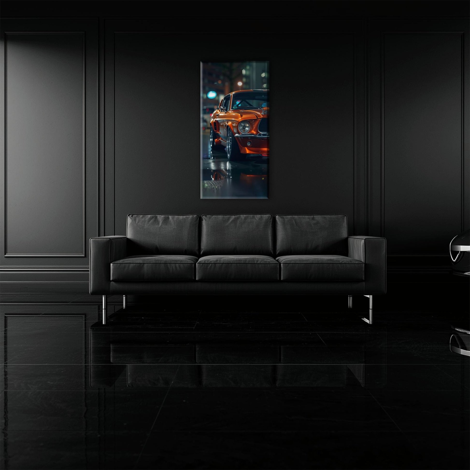 Ford Mustang Wall Art – Shelby GT500 Classic Muscle Car Canvas Print Cars