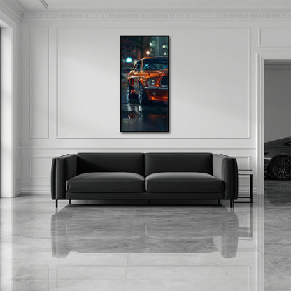 Ford Mustang Wall Art – Shelby GT500 Classic Muscle Car Canvas Print Cars