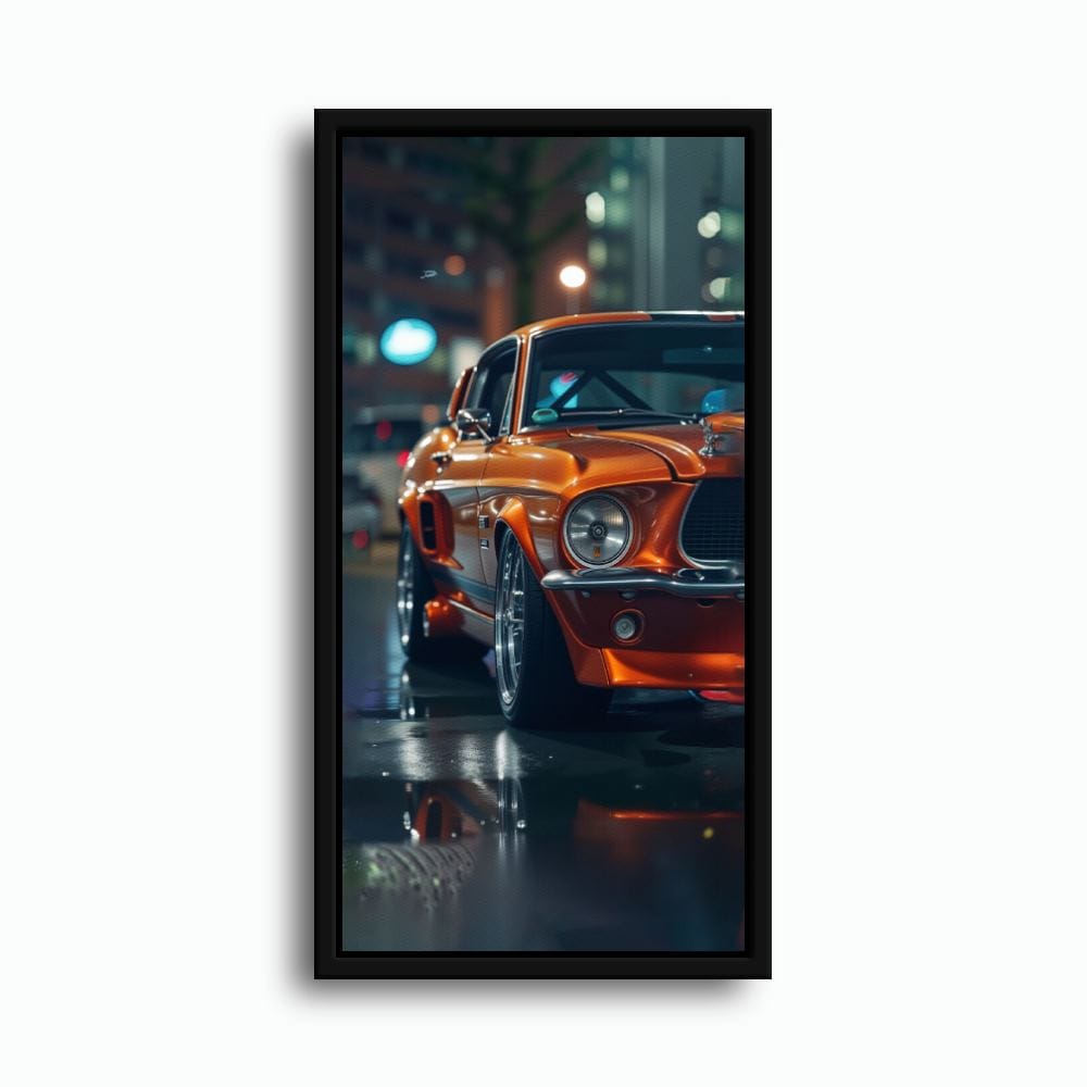 Ford Mustang Wall Art – Shelby GT500 Classic Muscle Car Canvas Print Cars