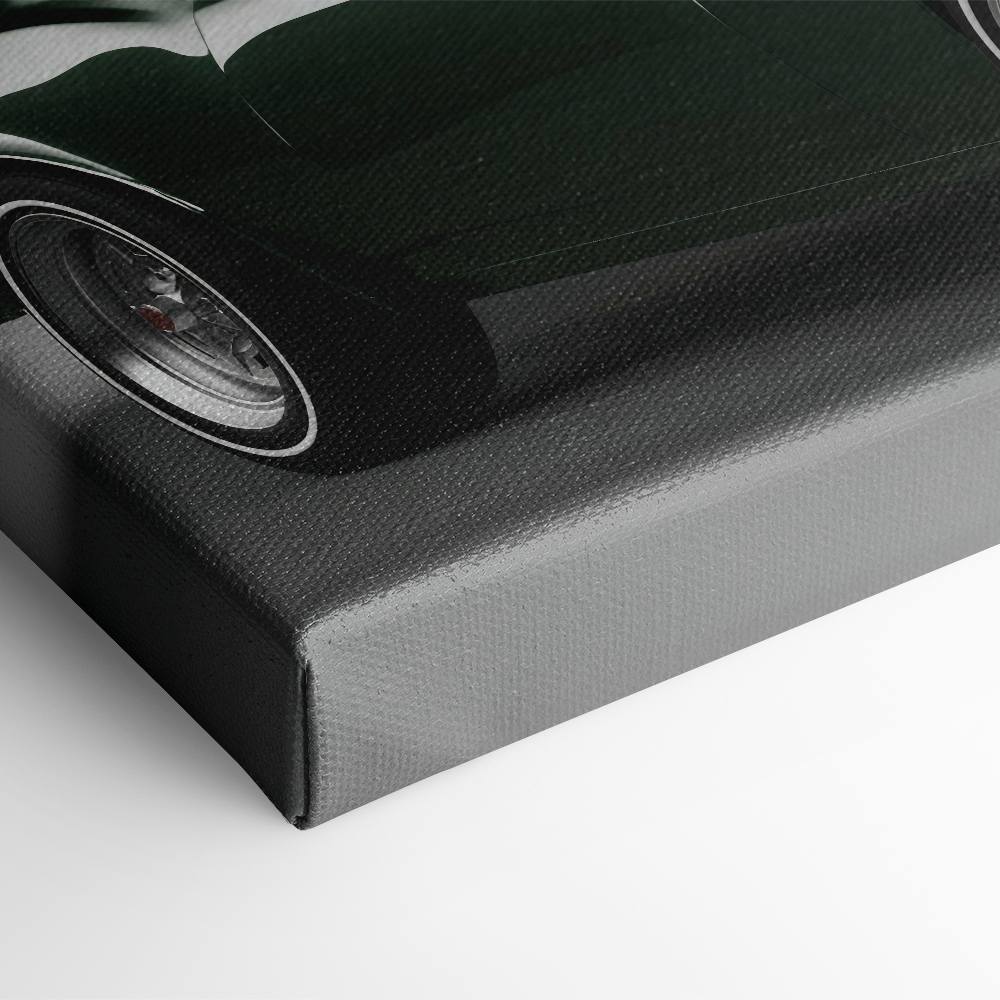 Green Pontiac Firebird Wall Art – Vintage Muscle Car Canvas Print Cars