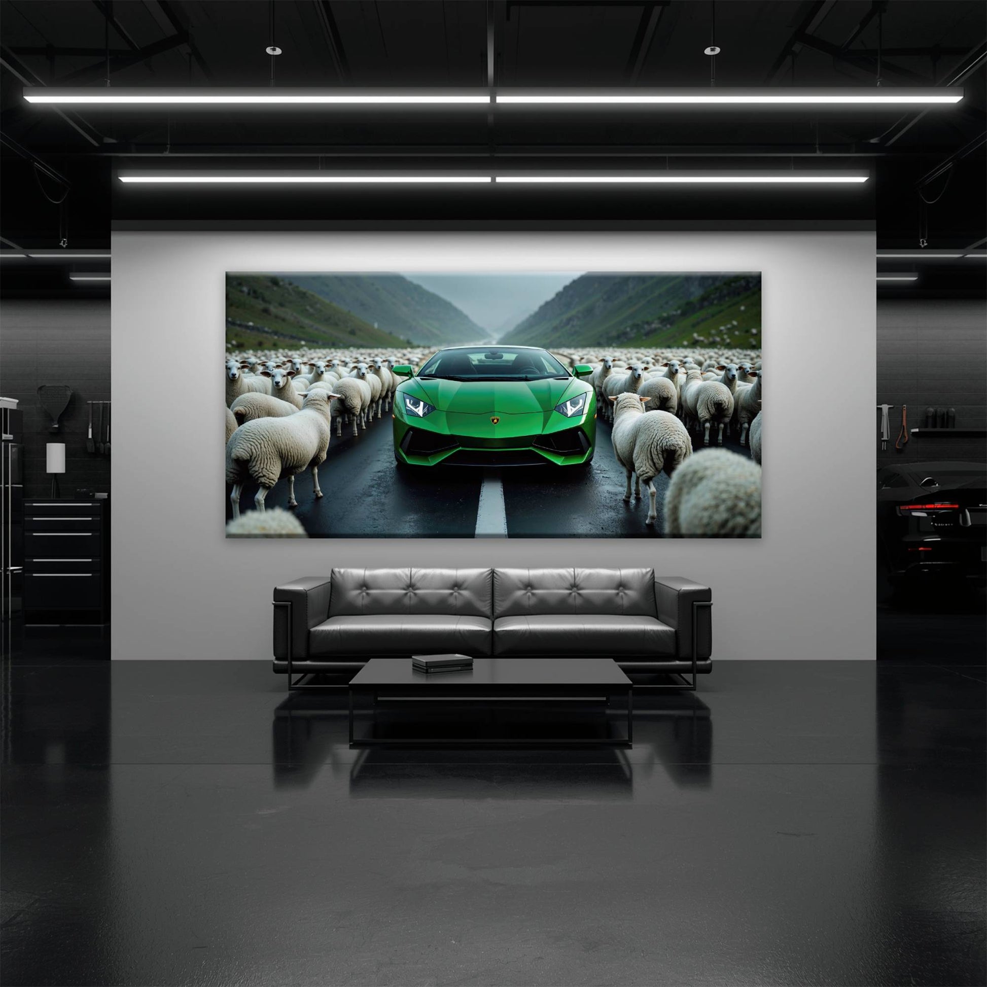 Lamborghini Aventador Wall Art | Motivational Supercar Canvas Print Cars