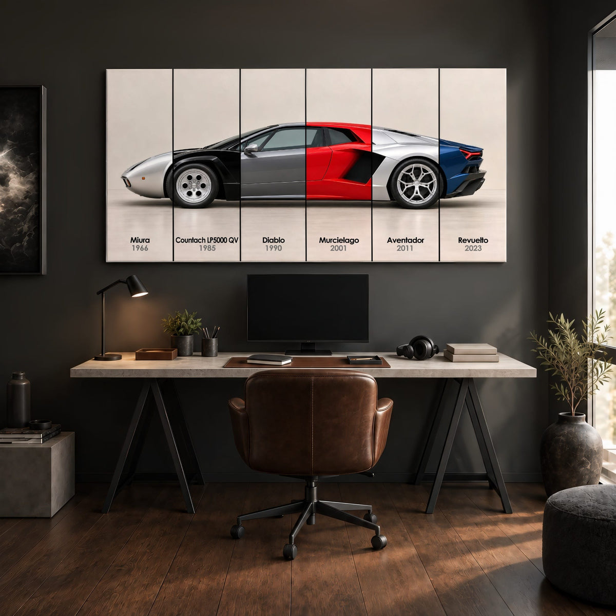 Lamborghini Evolution Poster & Canvas Wall Art | Caveson Cars