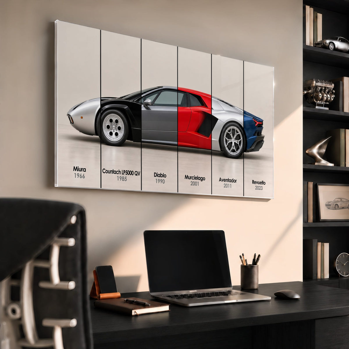Lamborghini Evolution Poster & Canvas Wall Art | Caveson Cars