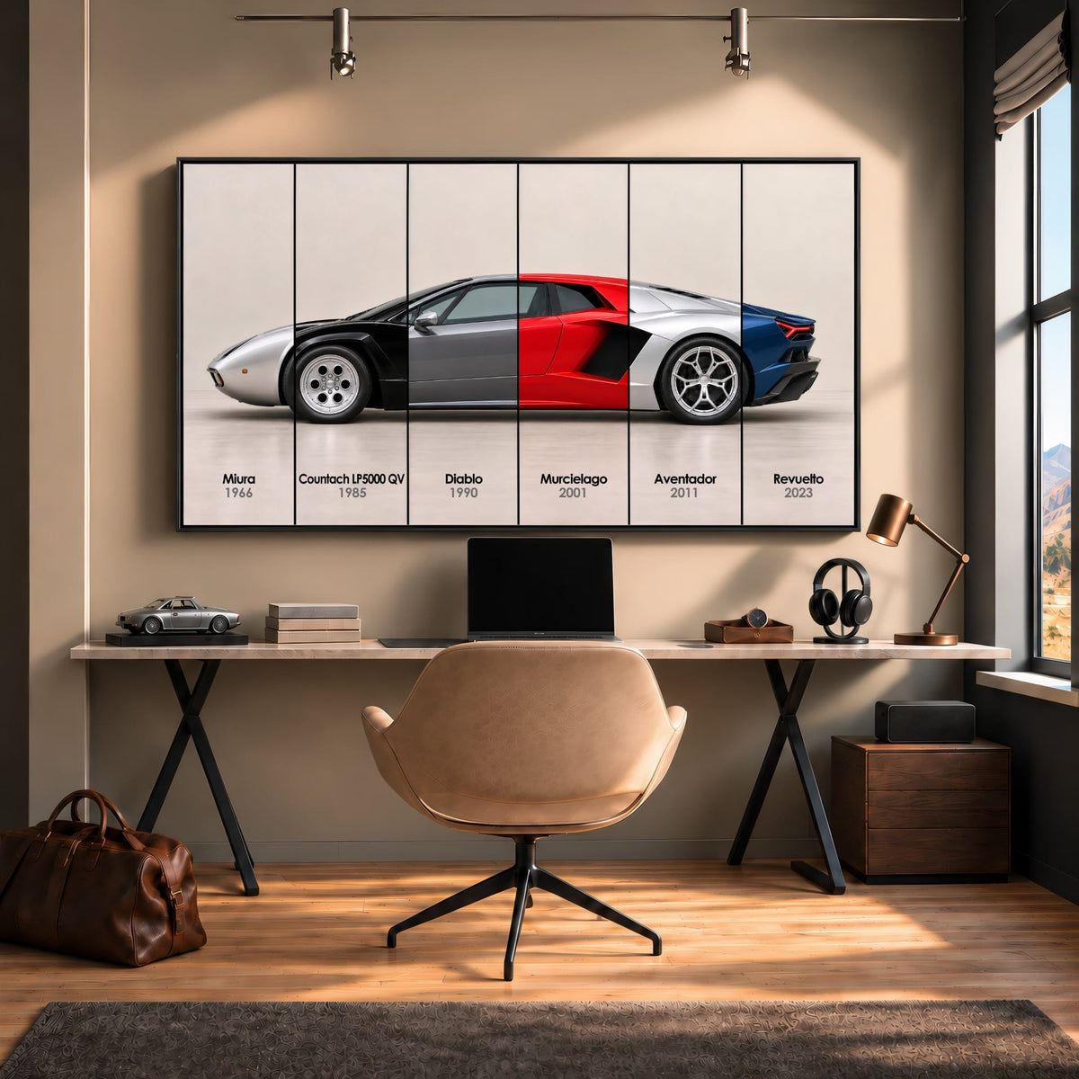 Lamborghini Evolution Poster & Canvas Wall Art | Caveson Cars