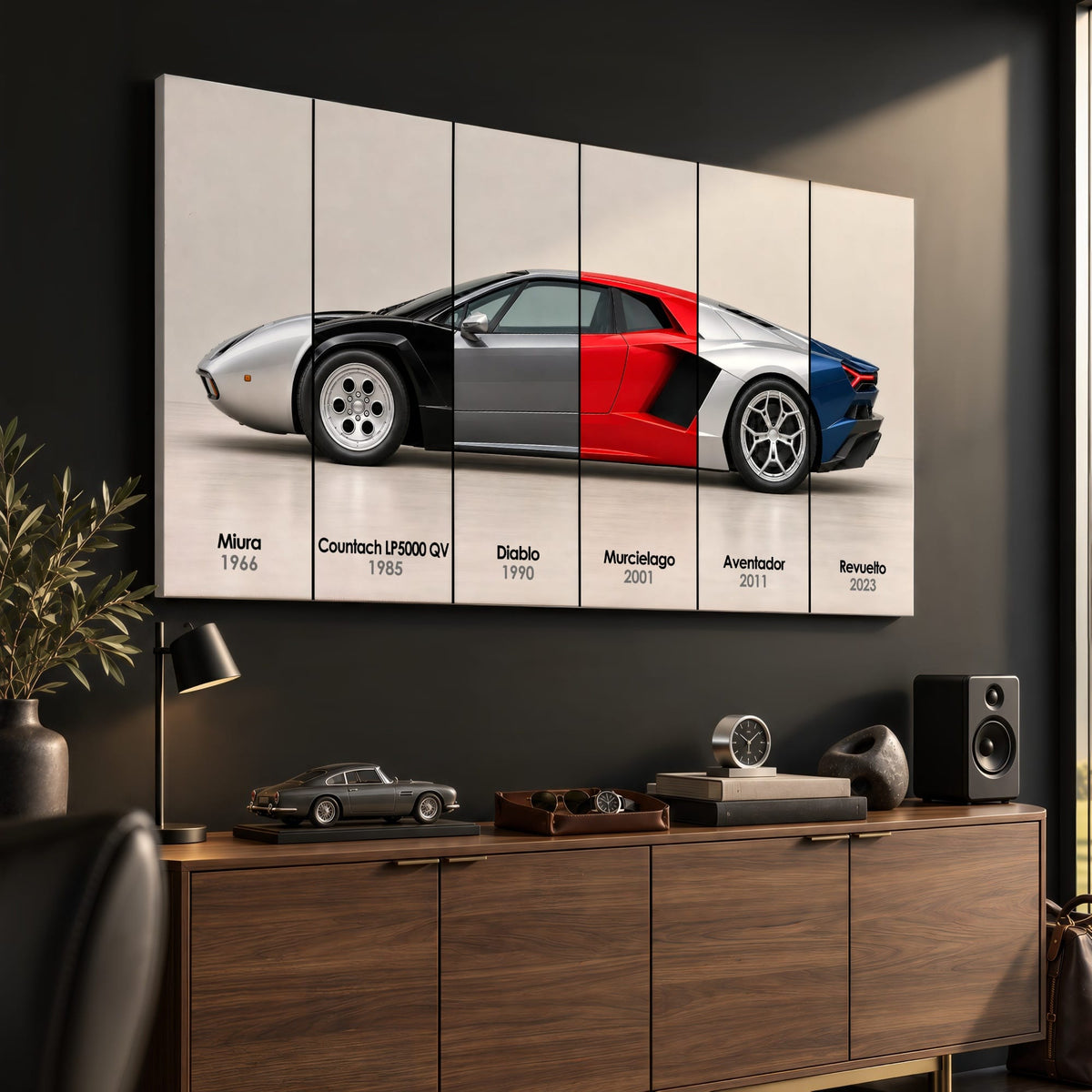 Lamborghini Evolution Poster & Canvas Wall Art | Caveson Cars