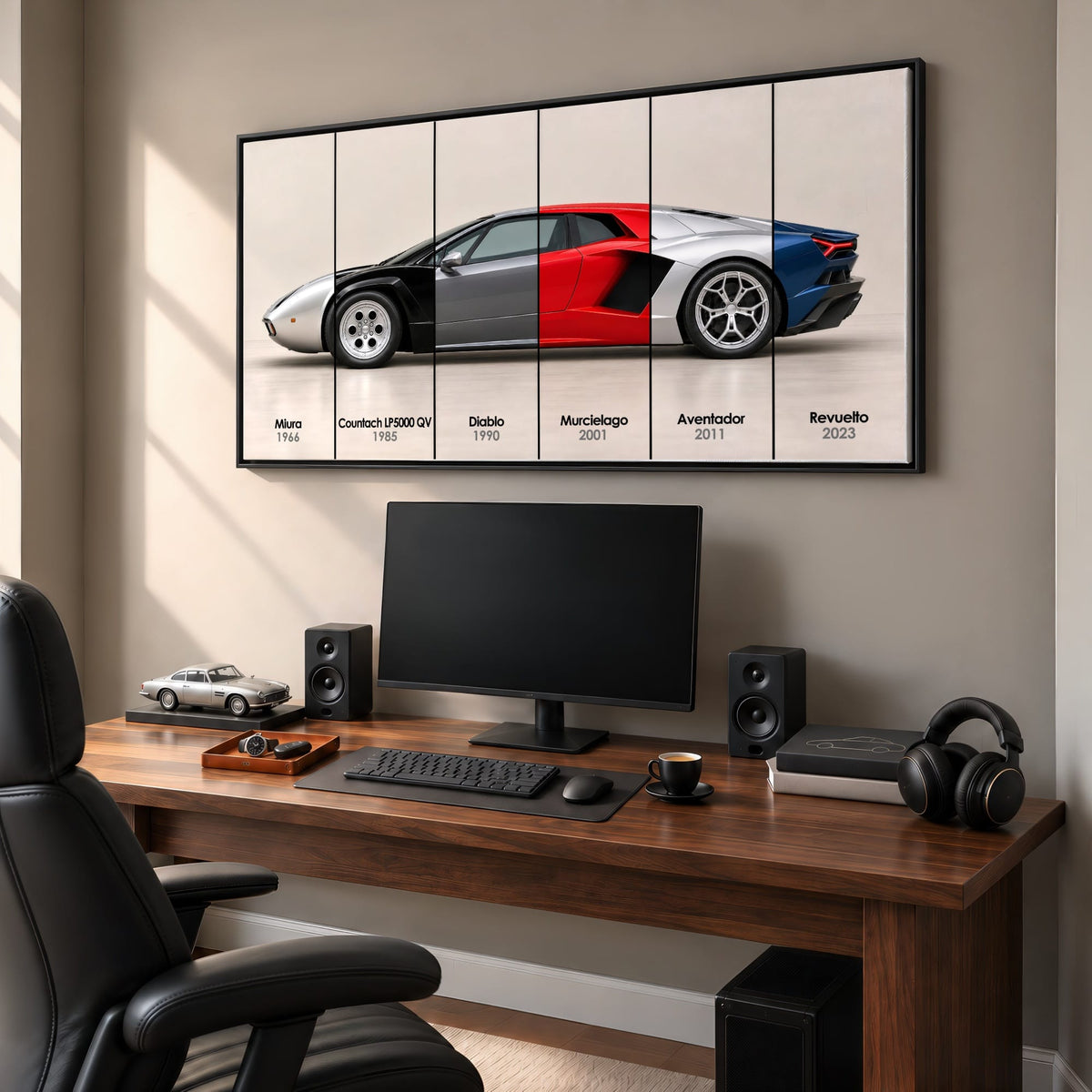 Lamborghini Evolution Poster & Canvas Wall Art | Caveson Cars