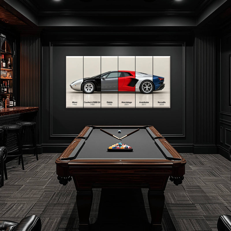 Lamborghini Evolution Poster & Canvas Wall Art | Caveson Cars