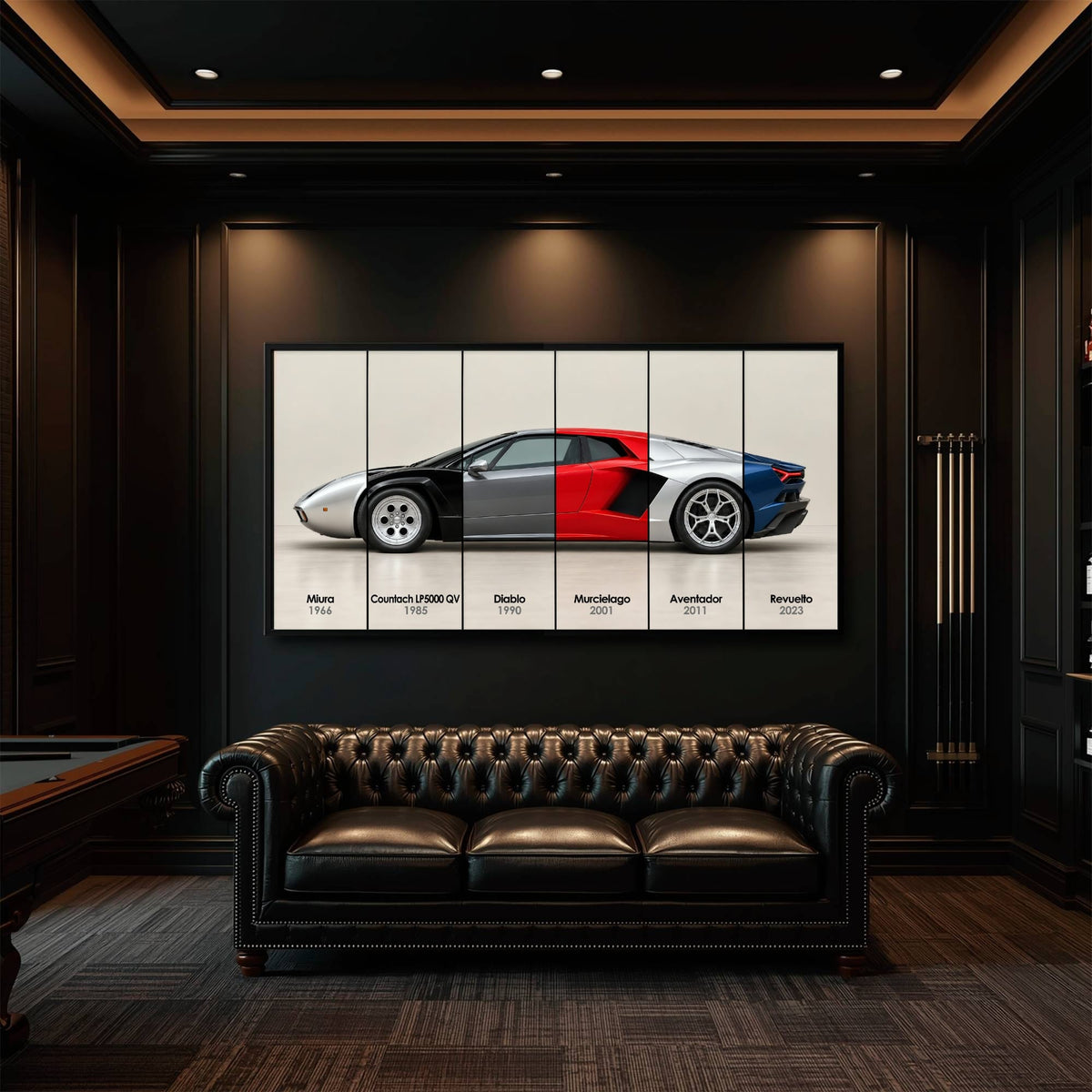 Lamborghini Evolution Poster & Canvas Wall Art | Caveson Cars
