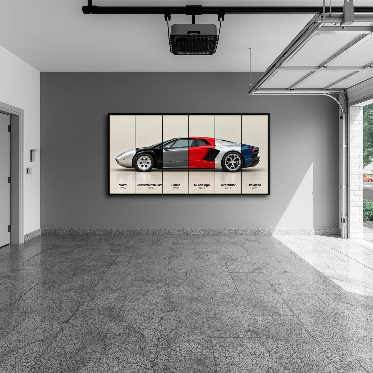 Lamborghini Evolution Poster & Canvas Wall Art | Caveson Cars