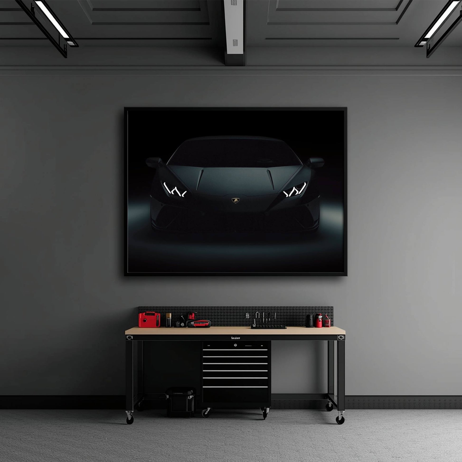Lamborghini Huracán Supercar Wall Art | Lambo Poster|Automotive Decor Cars