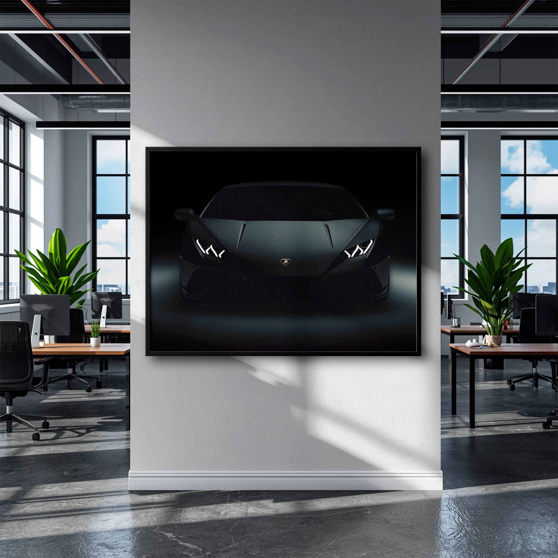 Lamborghini Huracán Supercar Wall Art | Lambo Poster|Automotive Decor Cars