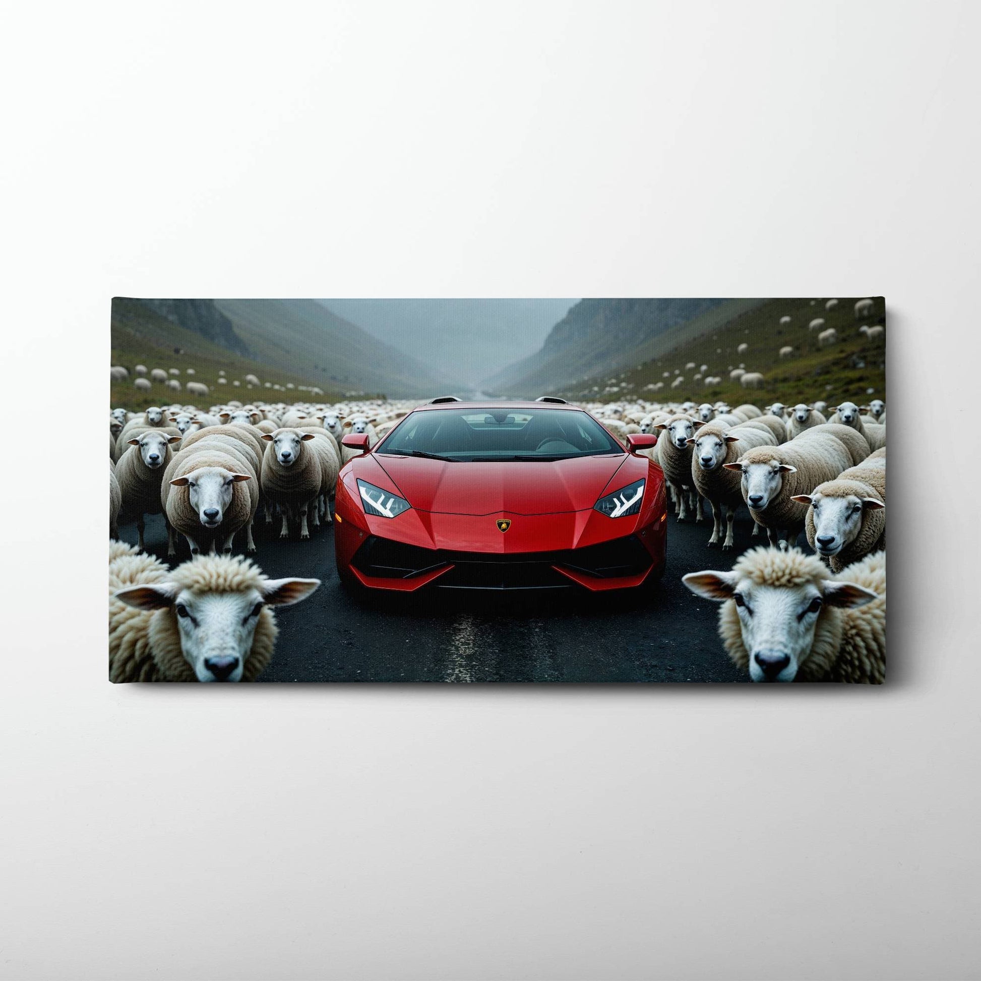 Lamborghini Aventador Wall Art | Supercar Garage Decor Cars