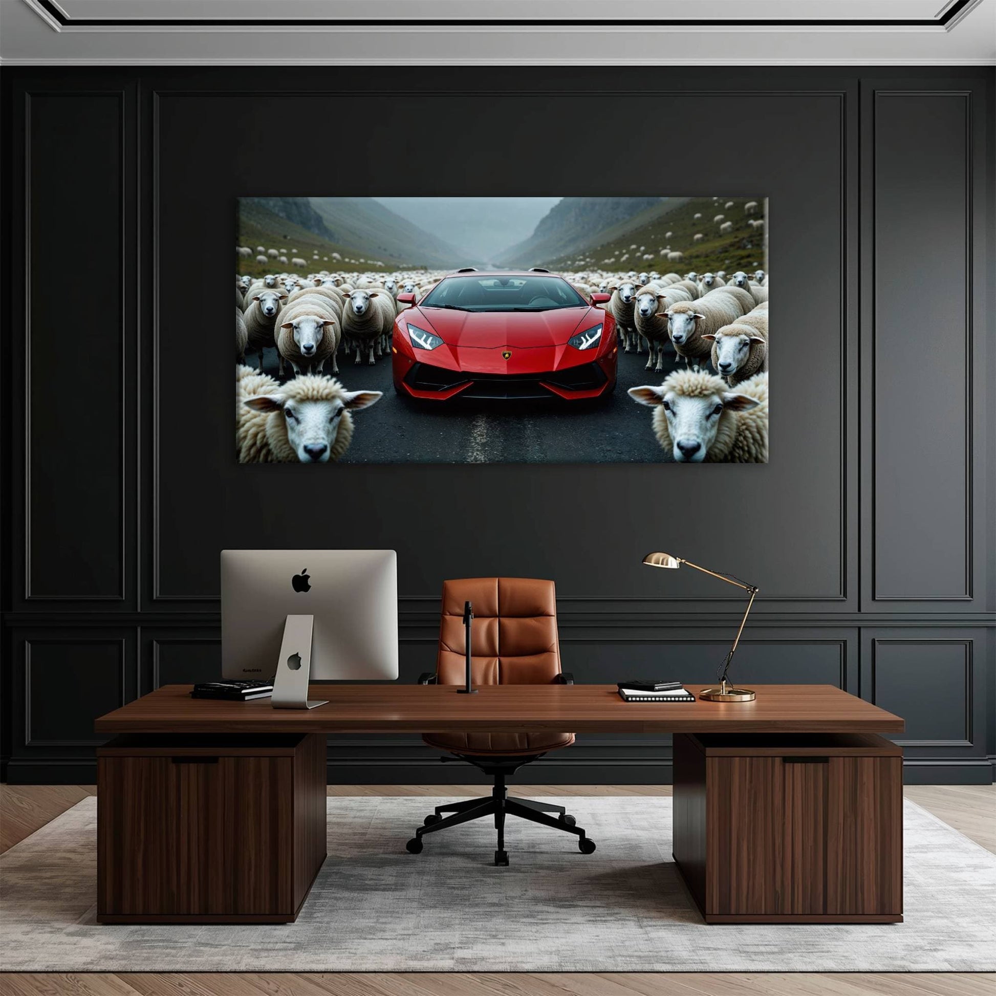 Lamborghini Aventador Wall Art | Supercar Garage Decor Cars