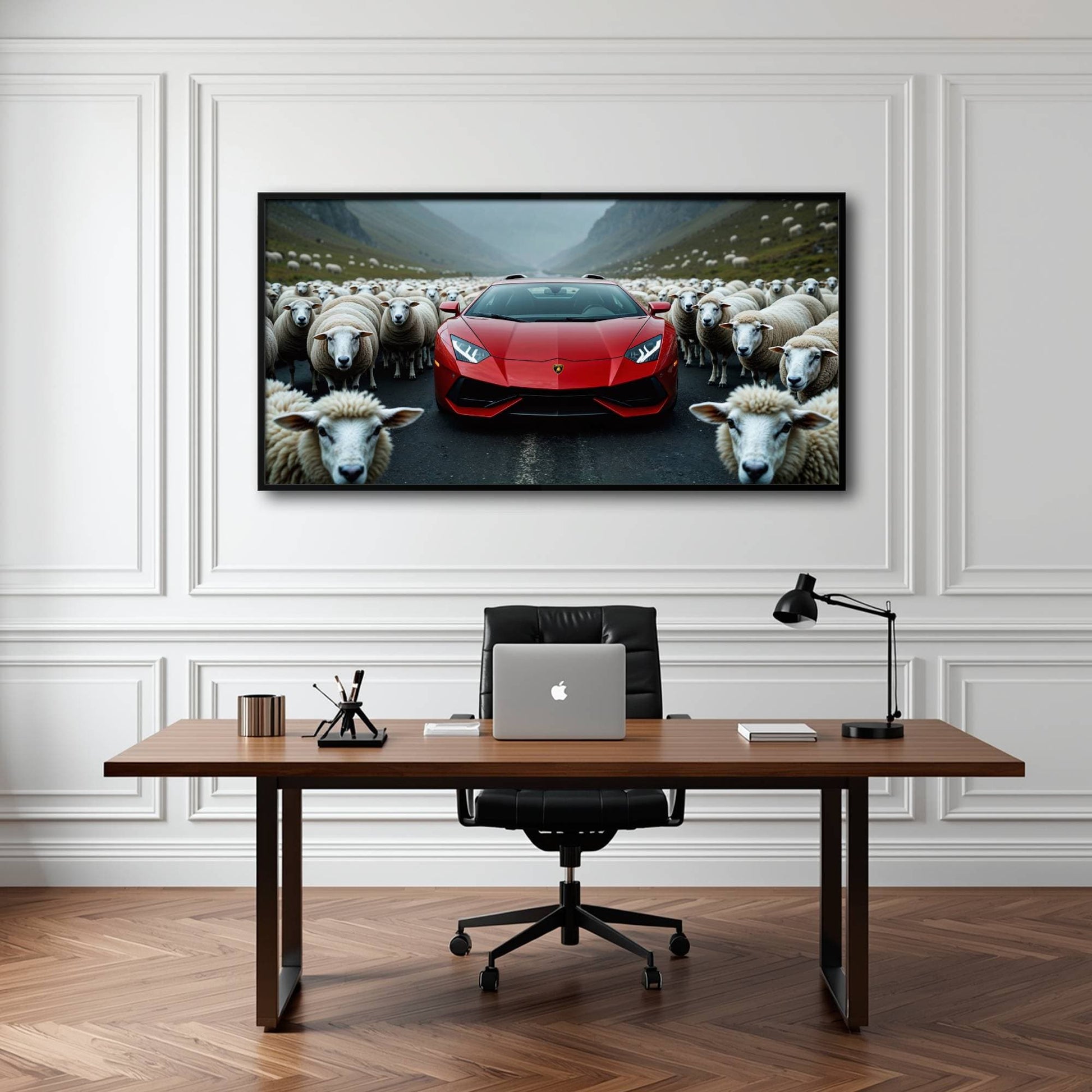 Lamborghini Aventador Wall Art | Supercar Garage Decor Cars