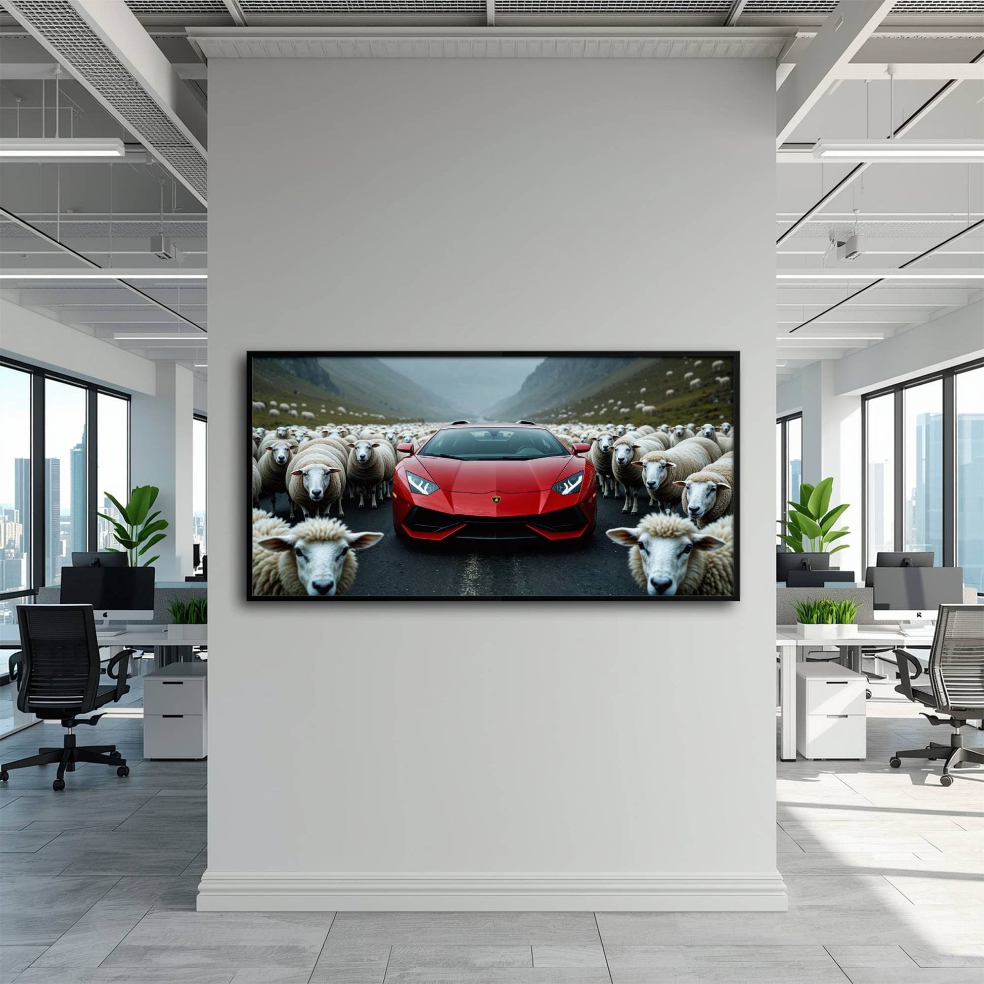 Lamborghini Aventador Wall Art | Supercar Garage Decor Cars