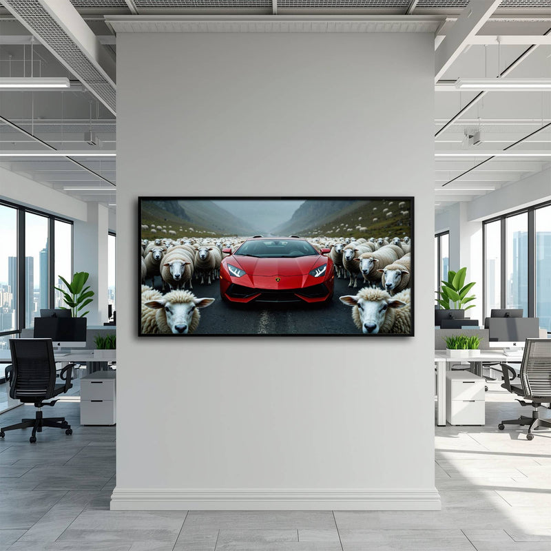 Lamborghini Aventador Wall Art | Supercar Garage Decor Cars