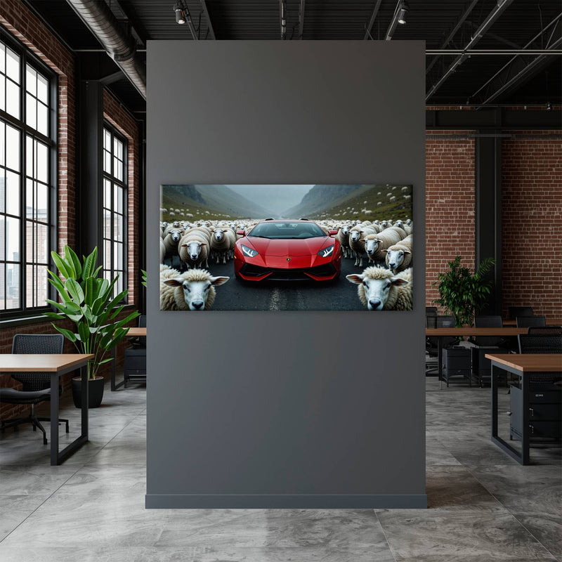 Lamborghini Aventador Wall Art | Supercar Garage Decor Cars