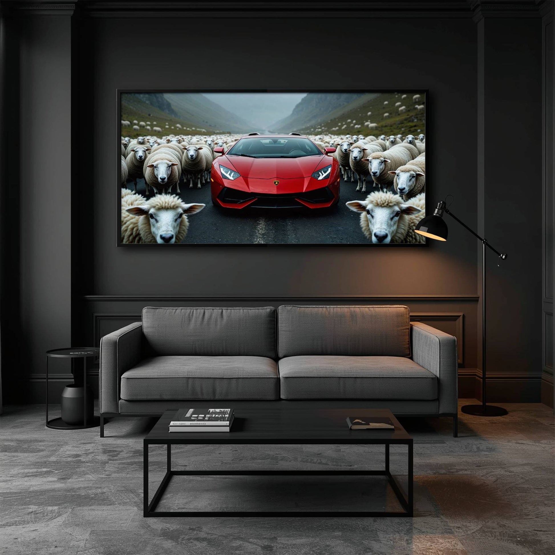 Lamborghini Aventador Wall Art | Supercar Garage Decor Cars
