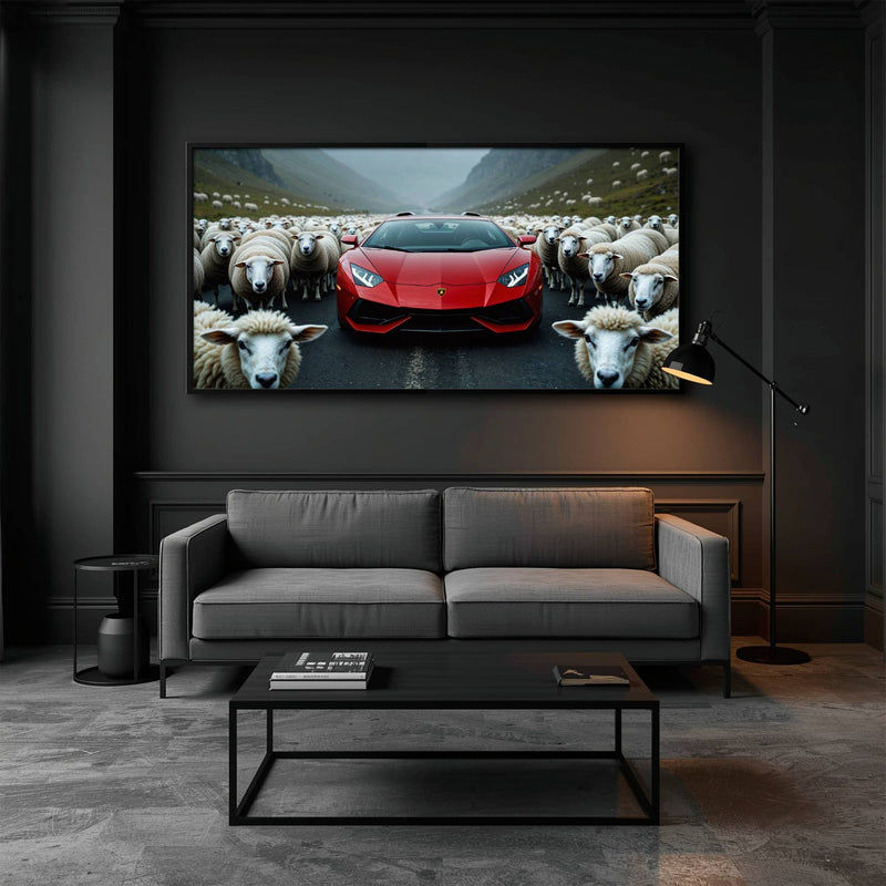 Lamborghini Aventador Wall Art | Supercar Garage Decor Cars