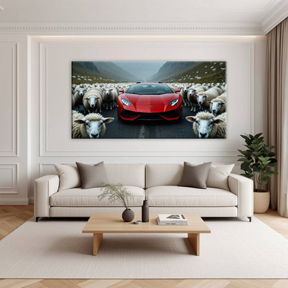 Lamborghini Aventador Wall Art | Supercar Garage Decor Cars