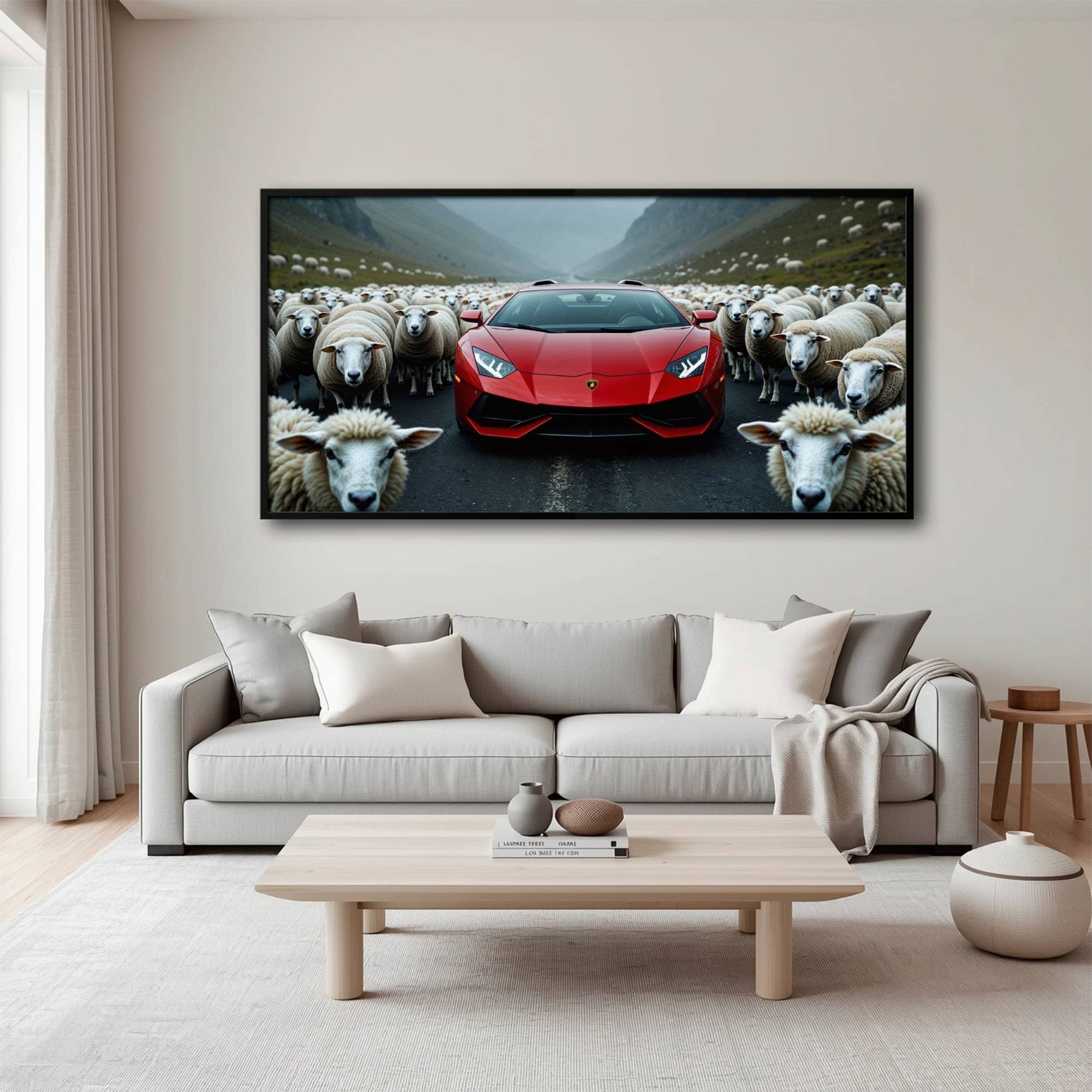 Lamborghini Aventador Wall Art | Supercar Garage Decor Cars