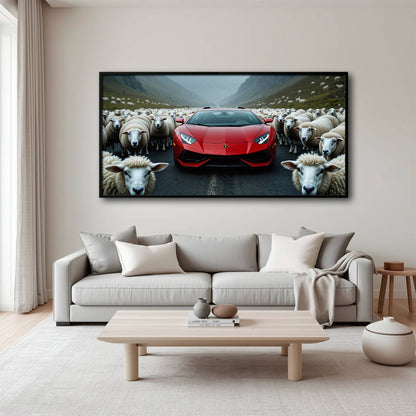 Lamborghini Aventador Wall Art | Supercar Garage Decor Cars
