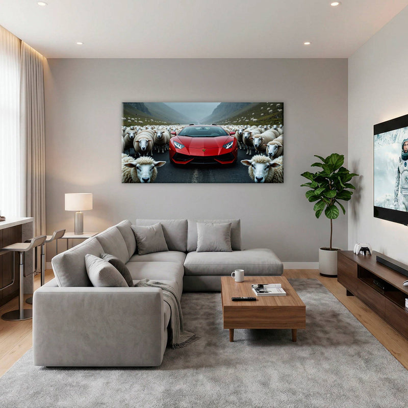 Lamborghini Aventador Wall Art | Supercar Garage Decor Cars